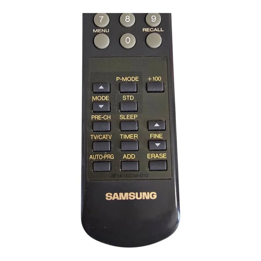 Samsung 3F14-00034-010 TV Remote Control Black Infrared Tested